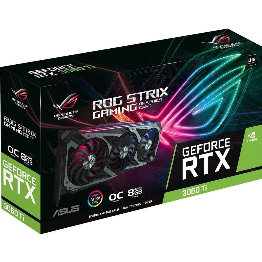 Asus ROG NVIDIA GeForce RTX 3060 TI Graphic Card - 8 GB GDDR6 ROG-STRIX-RTX3060TI-O8G-V2-GAMING - Image 4