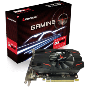 Biostar Gaming Radeon Rx 550 4Gb Gddr5 128-Bit Directx 12 Pci Express 3.0 Dvi-D Dual Link. Hdmi. Displayport